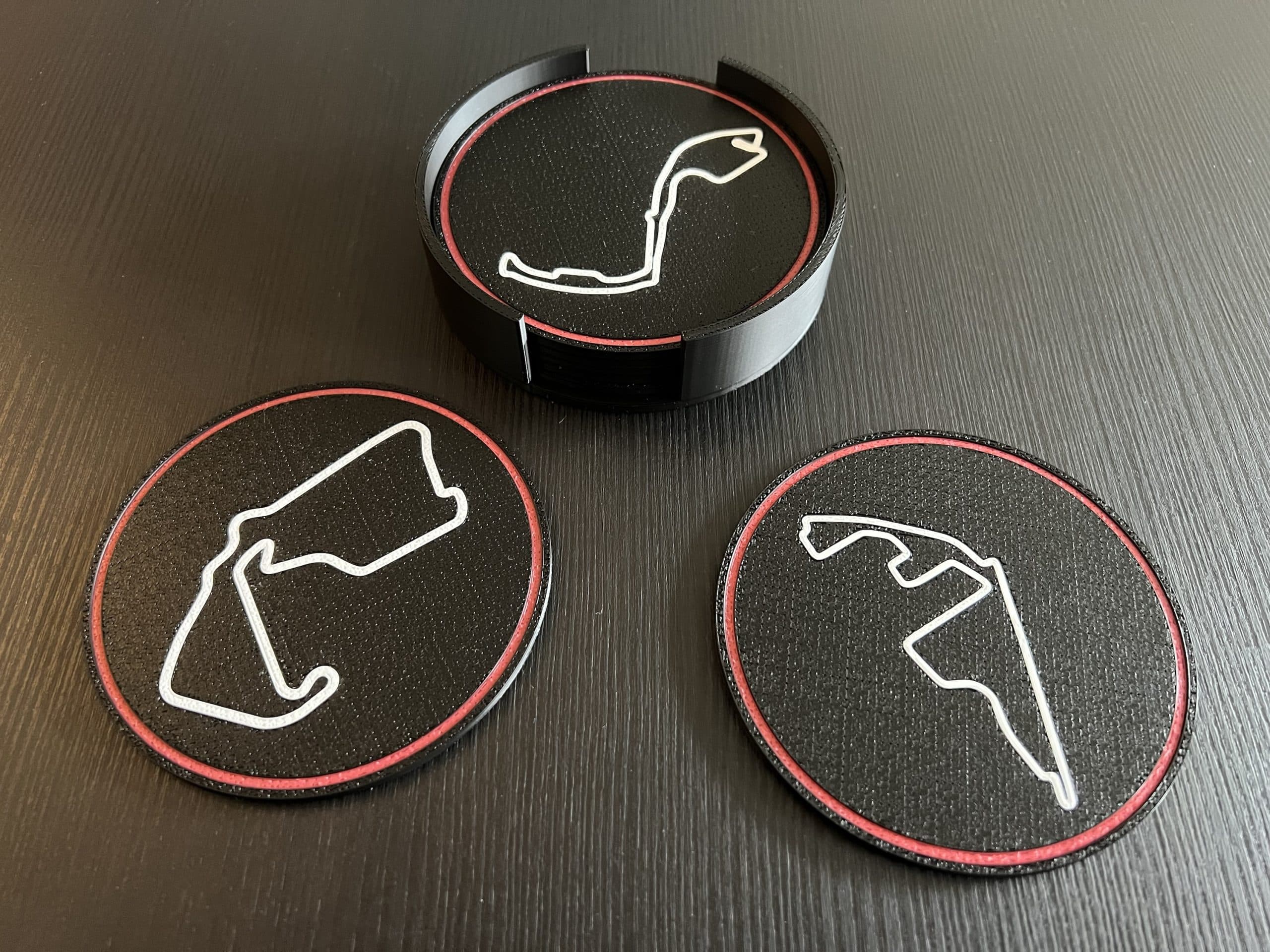 Ultimate Premier Racing Track Maps Coaster Set – Exclusive Pygma3D Edition