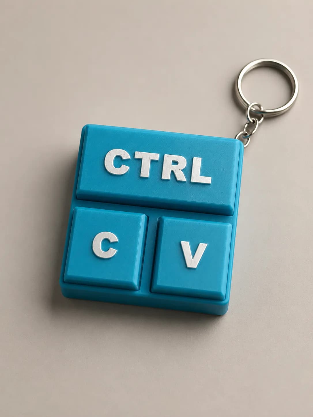 Big Size  Copy-Paste Fidget Clicker Keychain